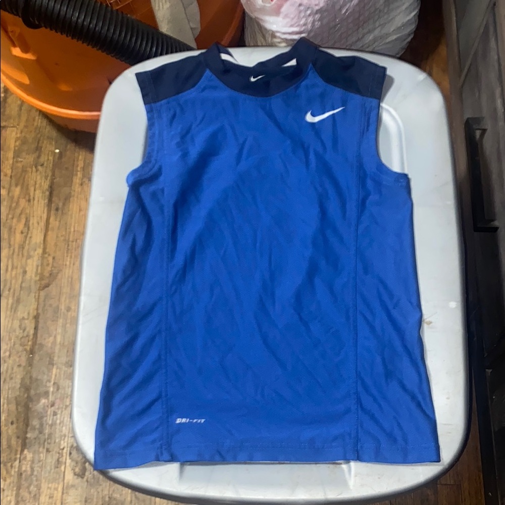 Nike Dri-FIT Blue Athletic Top